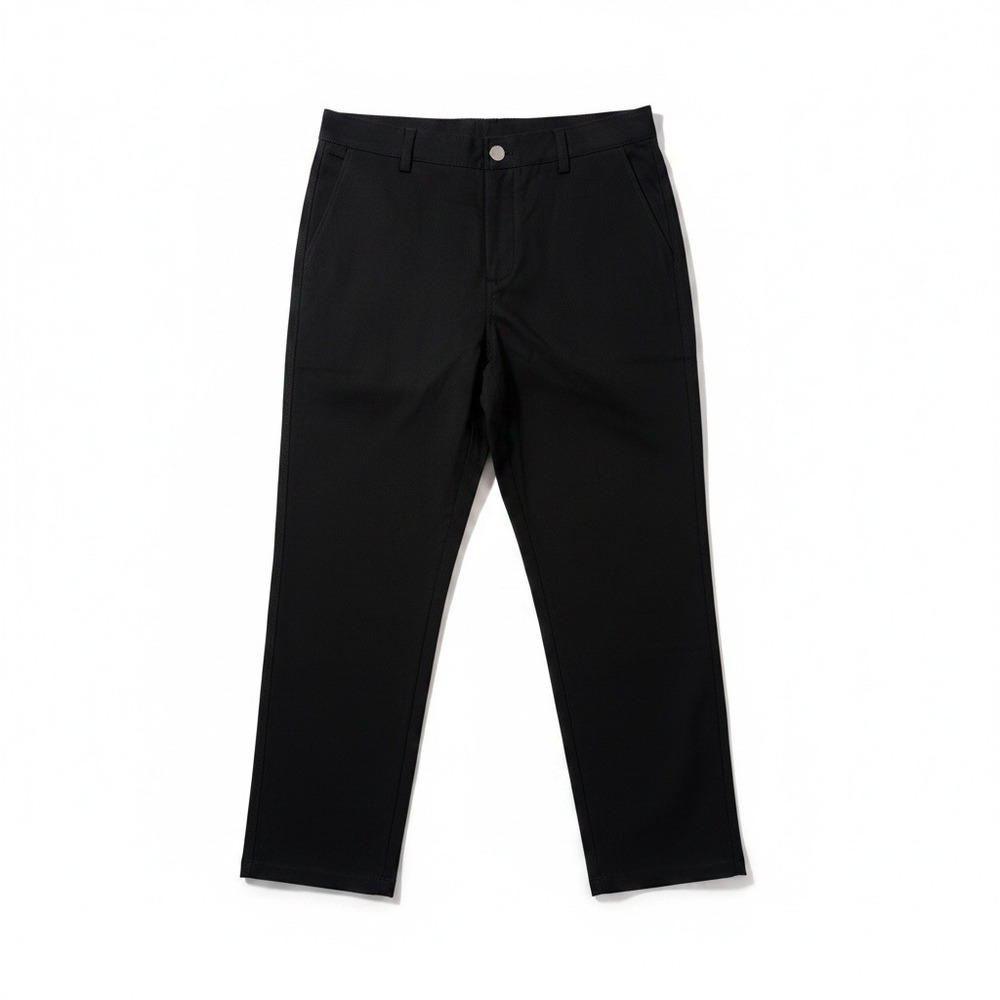 Halara NWT Black‎ Slim Fit Straight Leg Work Pants Button Zip Pockets Size M